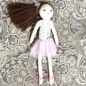 4/$20 Ballerina Doll Nicole Miller Home Kids Stuffed Plush